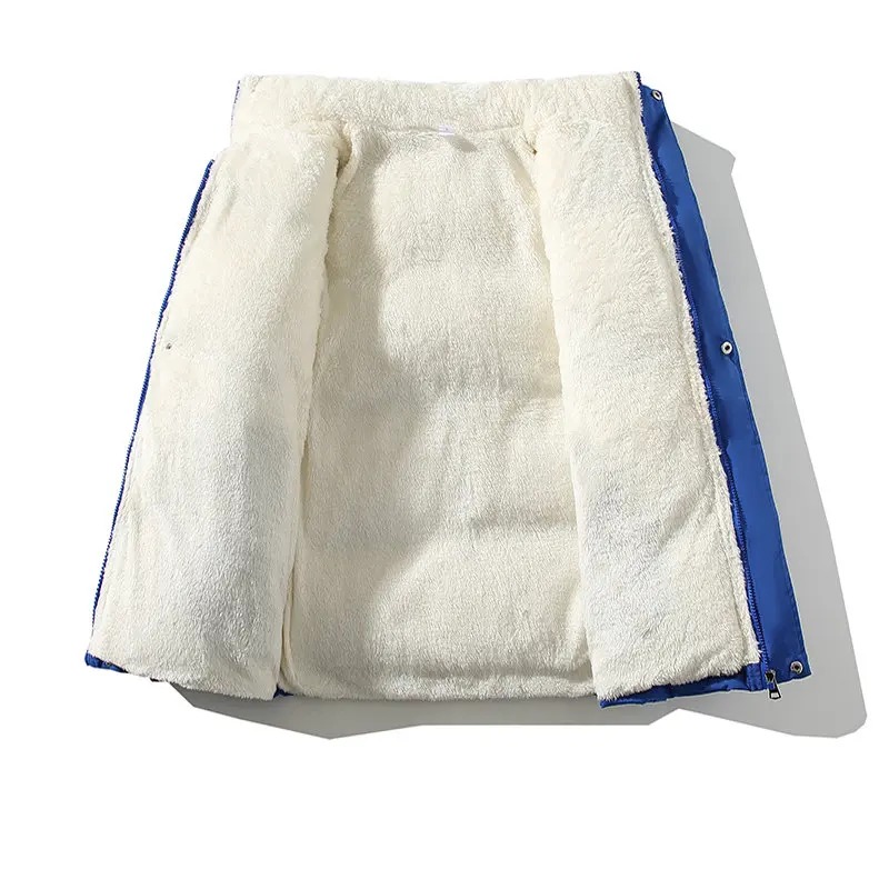 Pufferjas Sherpa Voering Blauw - Afbeelding 2