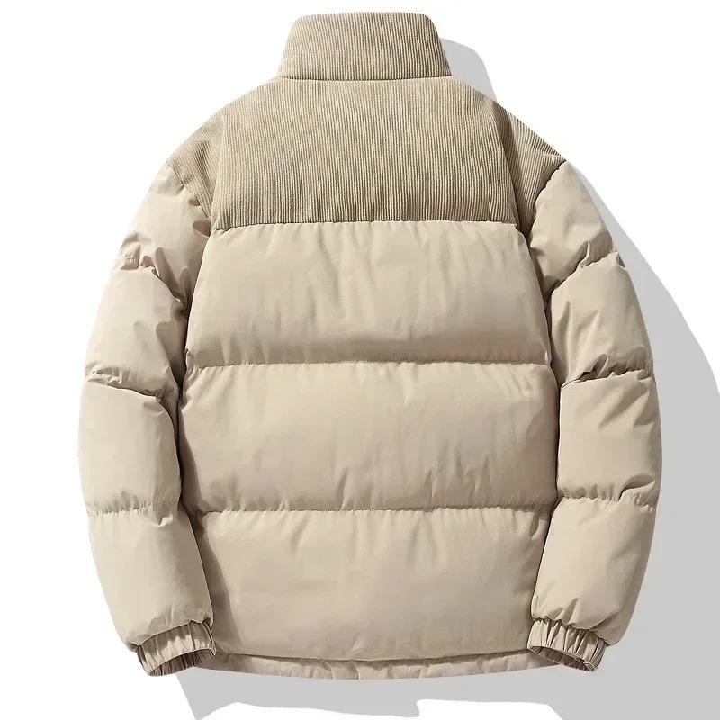 Pufferjas Hoge Kraag Beige - Afbeelding 2
